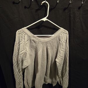 Source Unknown Light Gray Women's Sweater